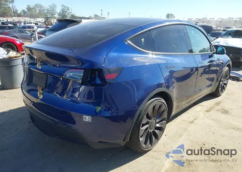 2022 Tesla Model Y Performance Dual Motor All-Wheel Drive из США, поврежденный, VIN 7SAYGDEF2NF330172